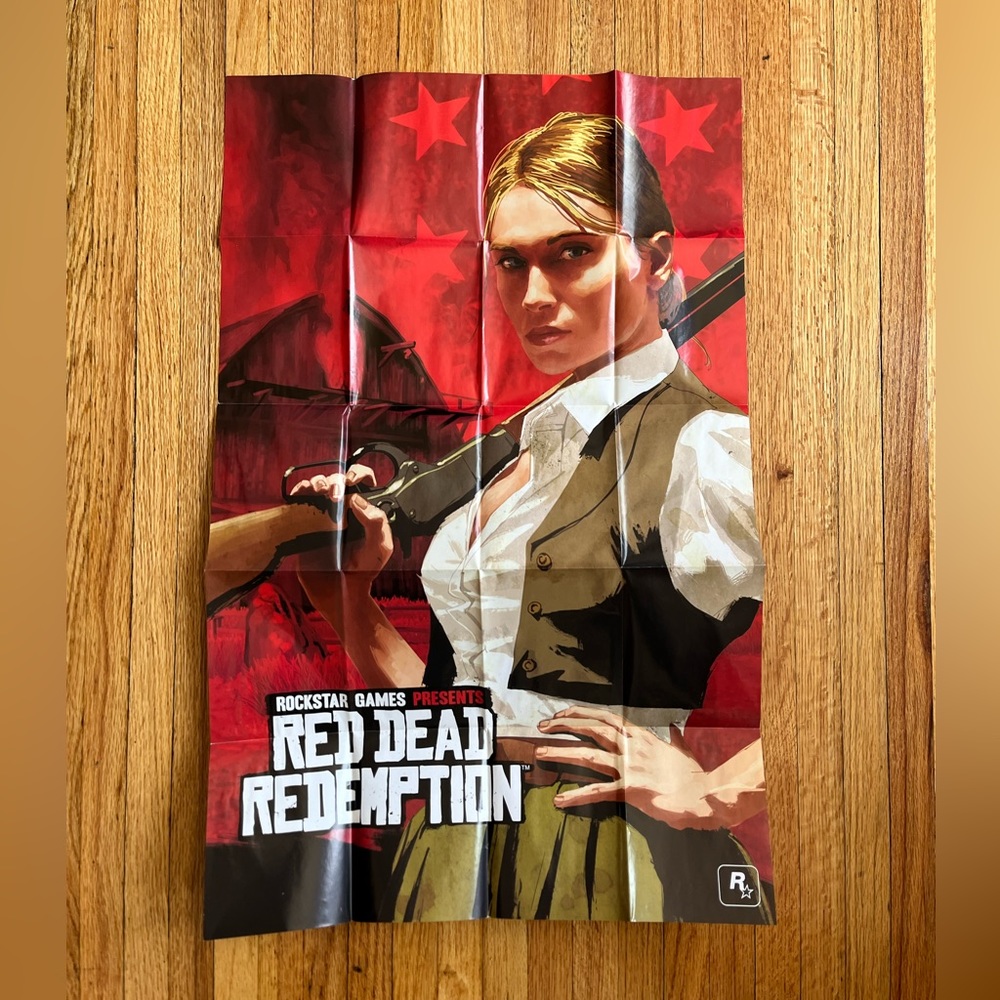 Red Dead Redemption Poster / Rockstar Games / Wall Decor